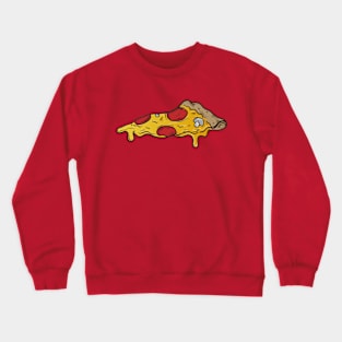 pizza plane of cheese Crewneck Sweatshirt